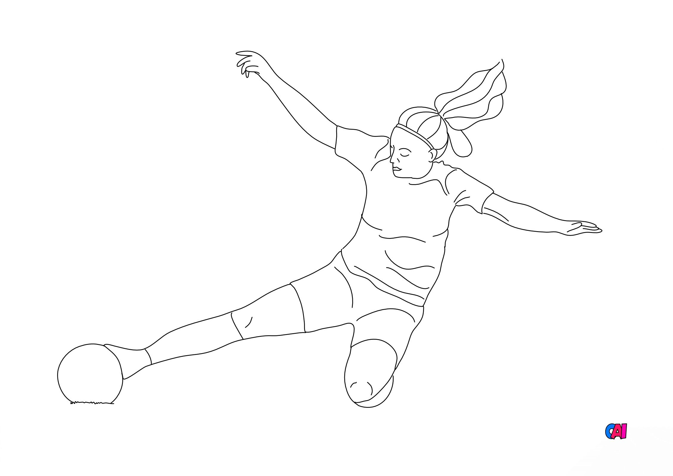 Coloriage Football A Imprimer Foot Feminin Coloriage Football A Imprimer Foot Feminin